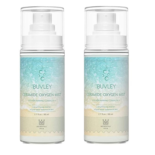 Ceramide Oxygen Face Mist | Low pH, Vegan, Cruelty Free | Hydrating Refreshing Soothing Facial Mist Spray with Antioxidants 2.7 Fl Oz (2)-Velvo Beauty