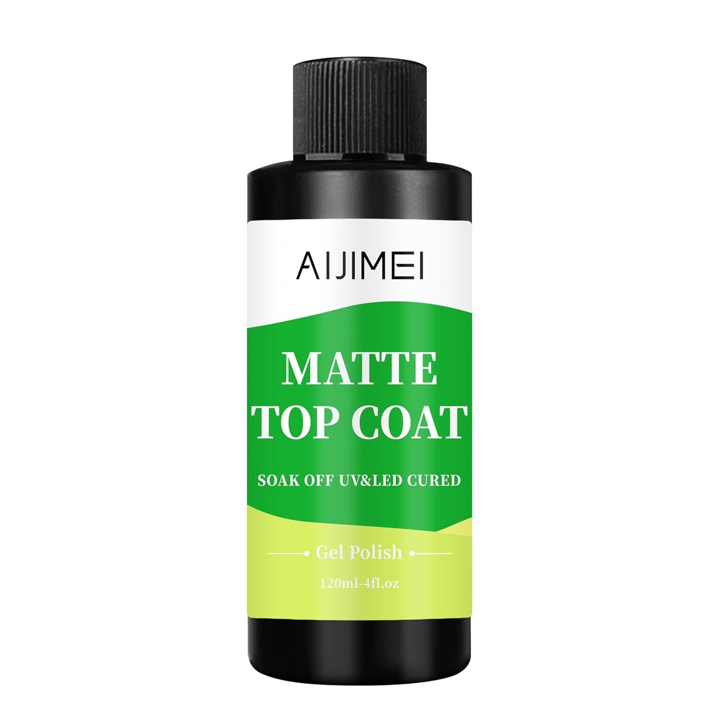 AIJIMEI Elegant Satin Matte Top Coat for Nails Finish Nail Polish Matte Nail Top Coat, Long-Lasting Nail Polish Matte Top Coat & Quick-DryTop Coat Satin Matte TopCoat 4 Fl Oz-Velvo Beauty