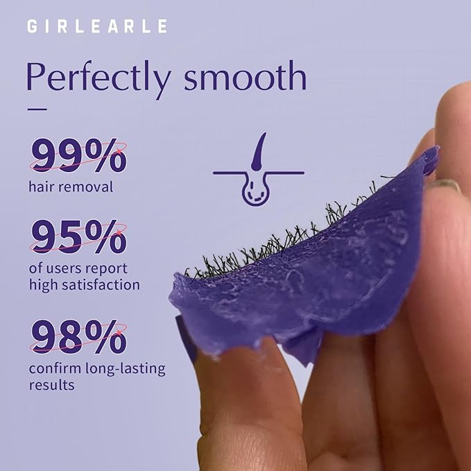 Hard Wax Beads, Wax for Women Sensitive Skin, 1lb, Lavender Formula, Hair Removal for Legs, Brazilian Bikini, Eyebrow, Facial and Full Body-Velvo Beauty