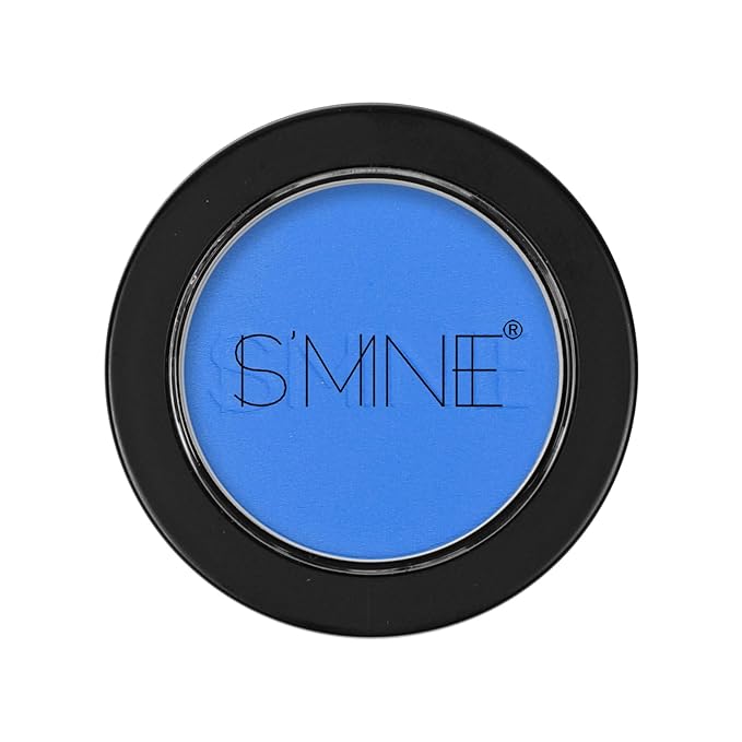 IS'MINE Single Blue Matte Eyeshadow Powder Palette High Pigment, Longwear, Intense Color Best Blue Eyeshadow-Velvo Beauty