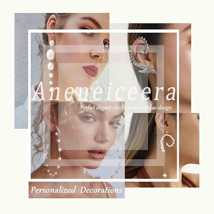 Vintage Butterfly Pearl Drop Earrings Gold Pearl Chain Earrings Long Pearl Tassel Earrings White Butterfly Stud Earrings Wedding Pearl Earrings Jewelry for Women-Velvo Beauty