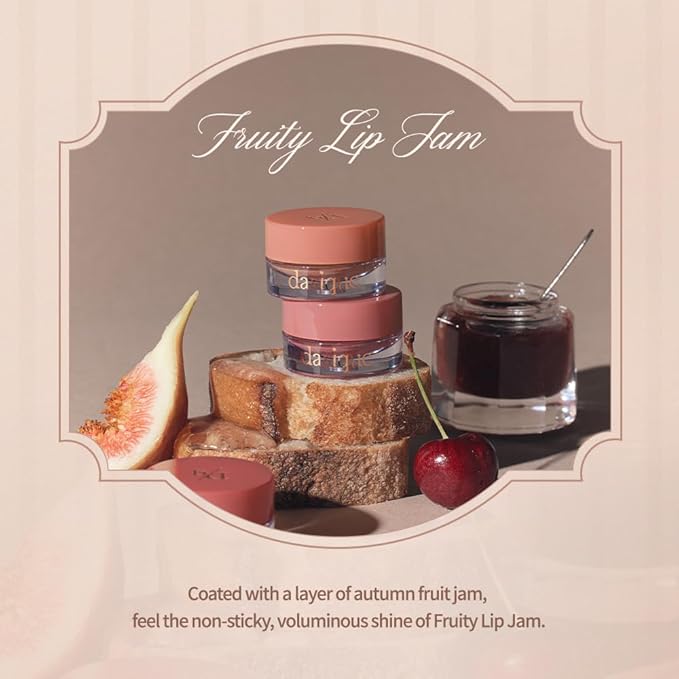 dasique Fruity Lip Jam (#12 Jujube Jam) | High-shine finish | Moisturizing | Vegan, Cruelty Free | Lip Balm-Velvo Beauty