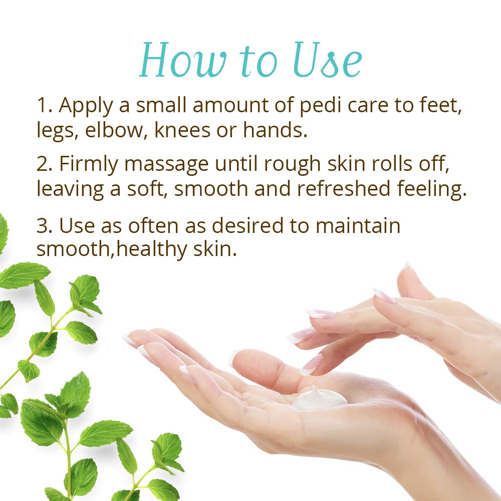 Gena Pedi Care Lotion with peppermint oil 8.5-Ounce, 1 Count-Velvo Beauty