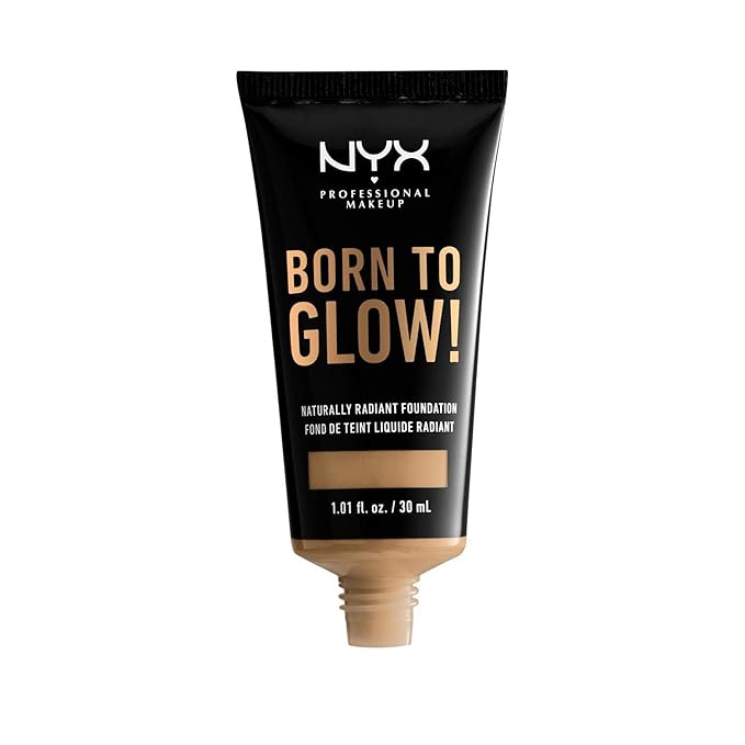 NYX PROFESSIONAL MAKEUP Born To Glow Naturally Radiant Foundation, Medium Coverage - Beige-Velvo Beauty