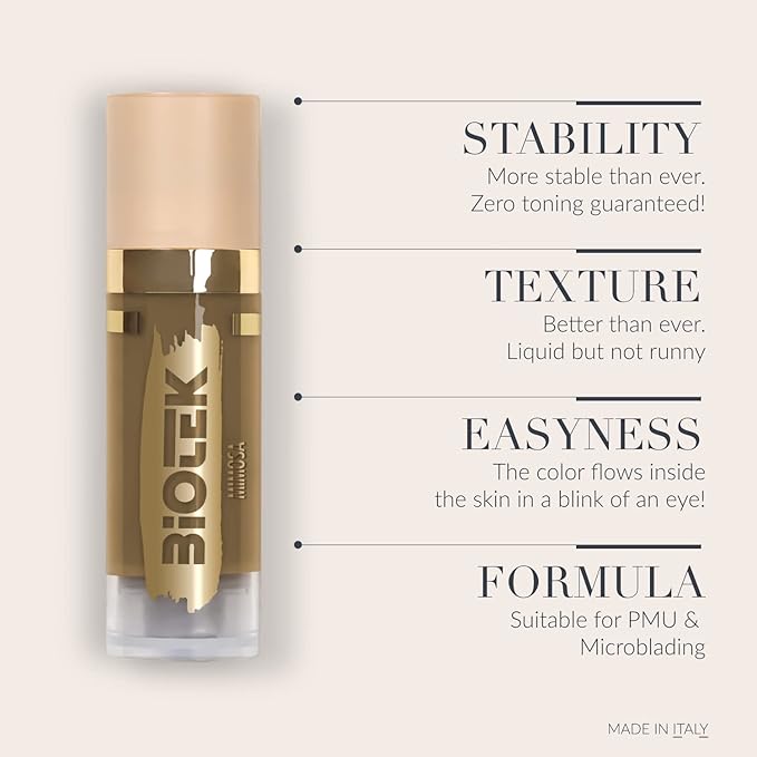 Biotek Rapid Shading Brow Pigment Kit for Permanent Makeup - Made in Italy - Rapid Shading-Velvo Beauty