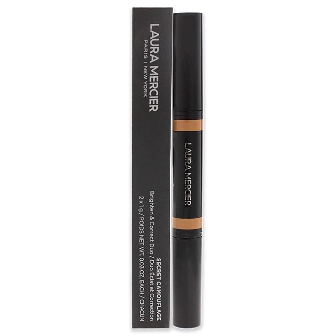 Laura Mercier Secret Camouflage Concealer Duo Stick - 3N Medium with Neutral Undertones Women 2 x 0.3 oz-Velvo Beauty