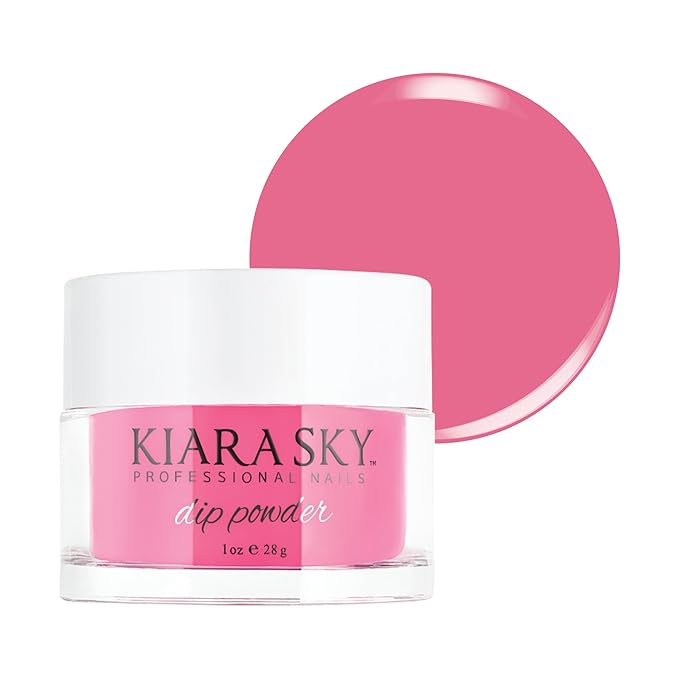 Kiara Sky Long Lasting Nail Dip Powder Pink Tones 1 oz, Serenade-Velvo Beauty