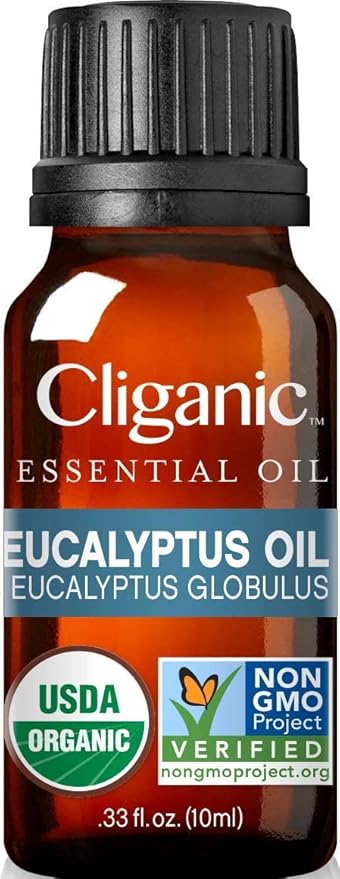 Cliganic USDA Organic Eucalyptus Essential Oil, 100% Pure | Natural Aromatherapy Oil for Diffuser Steam Distilled | Non-GMO Verified (Packaging May Vary)-Velvo Beauty