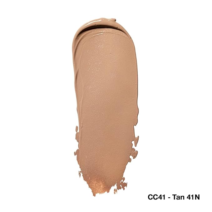 Palladio Full-Coverage Color Correction CC Cream, Oil-Free with Peptides & Vitamin C, Best for Correcting Redness and Uneven Skin Tone, Buildable Foundation Coverage (Tan 41N)-Velvo Beauty