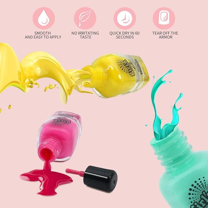 Nail Art Studio Beauty Nail Art Set Gift for Girls Healthy Non-Toxic Tasteless Fashion Dryer Light-Velvo Beauty