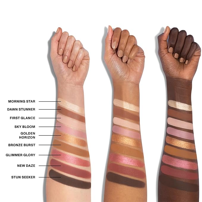 Morphe 9G Sunrise Glow Artistry Palette - Warm & Rosy Neutral Makeup Palette with Matte & Shimmer Finishes - Highly Pigmented Eye Makeup with a Blendable & Buildable Formula (0.35 oz)-Velvo Beauty