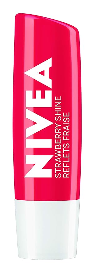 Nivea Lip Care Strawberry 4.8 G Tube-Velvo Beauty