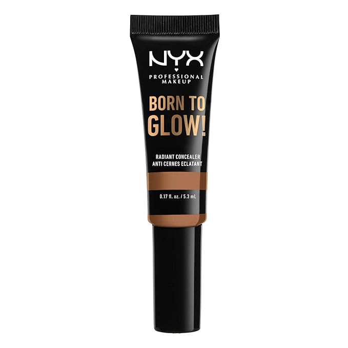 NYX PROFESSIONAL MAKEUP Born To Glow Radiant Concealer, Medium Coverage - Warm Honey-Velvo Beauty