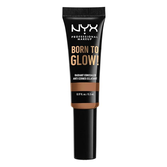 NYX PROFESSIONAL MAKEUP Born To Glow Radiant Concealer, Medium Coverage - Warm Honey-Velvo Beauty