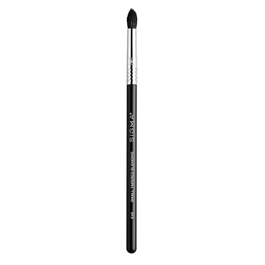 Sigma Beauty Professional E45 Eye Makeup Brush – Small Tapered Eyeshadow Blending Brush with SigmaTech® fibers for Seamless Eyeshadow Blending, Pointed Eyeshadow Brush for the Perfect Cut Crease-Velvo Beauty