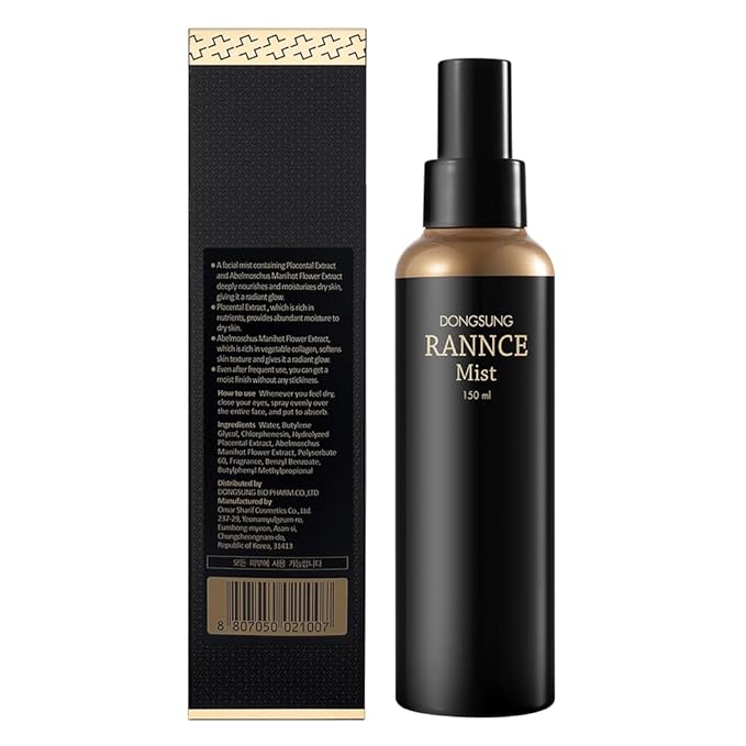 RANNCE Facial Mist, Face Mist with Okra Fruit Extract and Abelmoschus Manihot Flower Extract, Hydrates and Nourishes Skin, Day Care (Rannce, 5.07 fl oz)-Velvo Beauty