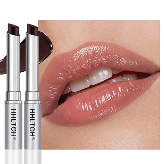 2PCS Honey Tinted Lips Balm Lipstick – Sheer Hydrating Lip Balm for Women All Skin Tones – Moisturizing Nourishing Lip Balm with Natural Black Cherry Tint – Bálsamo Labial Hidratante con Color-Velvo Beauty