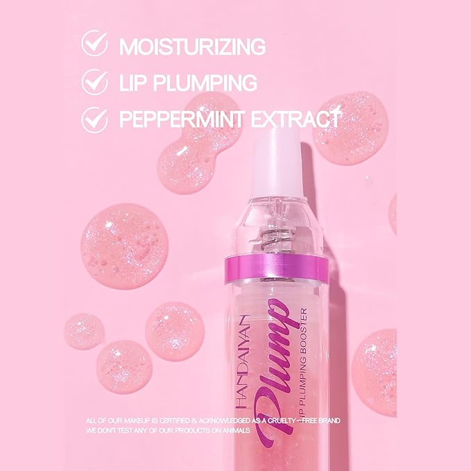 6pcs Lip Plumping Booster Gloss Set, High Shine Glossy & Pearl Effect, 6 Colors Hydrating Liquid Lipstick Set, Infused with Hot Chili Extract for Plumper Looking Lips-Velvo Beauty