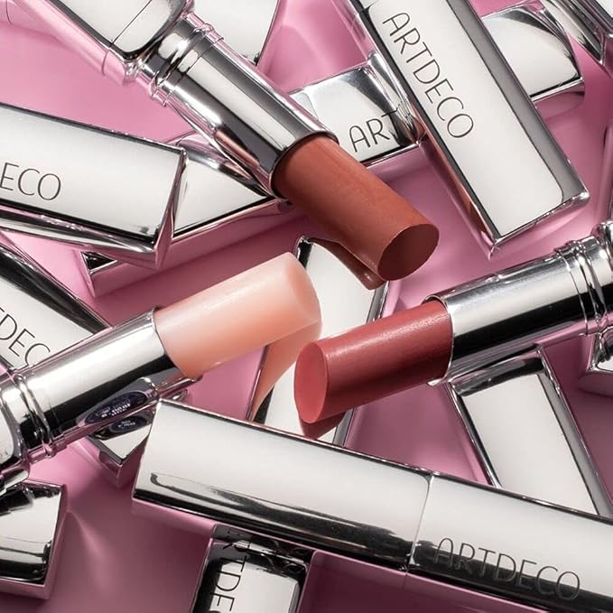 ARTDECO Color Booster Lip Balm in nude - nourishing lip balm with color-adapting pigments - lip plumper with spearmint flavor - prevents dryness & chapping - lip care with kernel oil - 0.1 Oz-Velvo Beauty