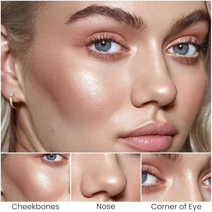 evpct 2in1 Face Shaping & Contouring Stick Cream Contour Concealer Bronzer Stick Makeup Kit for Beginner Face Highlighter Makeup Stick contorno maquillaje de maquillaje profesional, 01 NEW Fair-Velvo Beauty