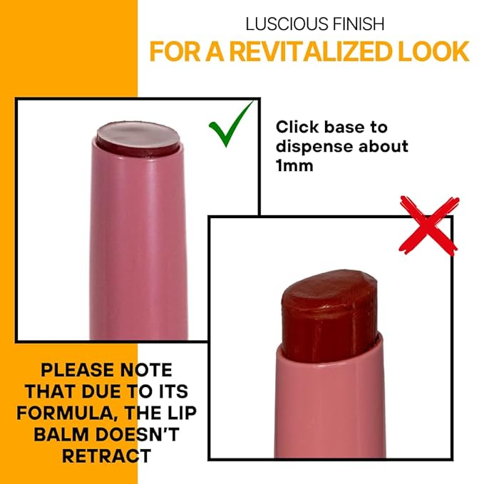 Lip Balm Hydrating for Dry and Chapped Lips Tinted Subtle Color Non-Sticky Juicy Finish | Coral-Velvo Beauty