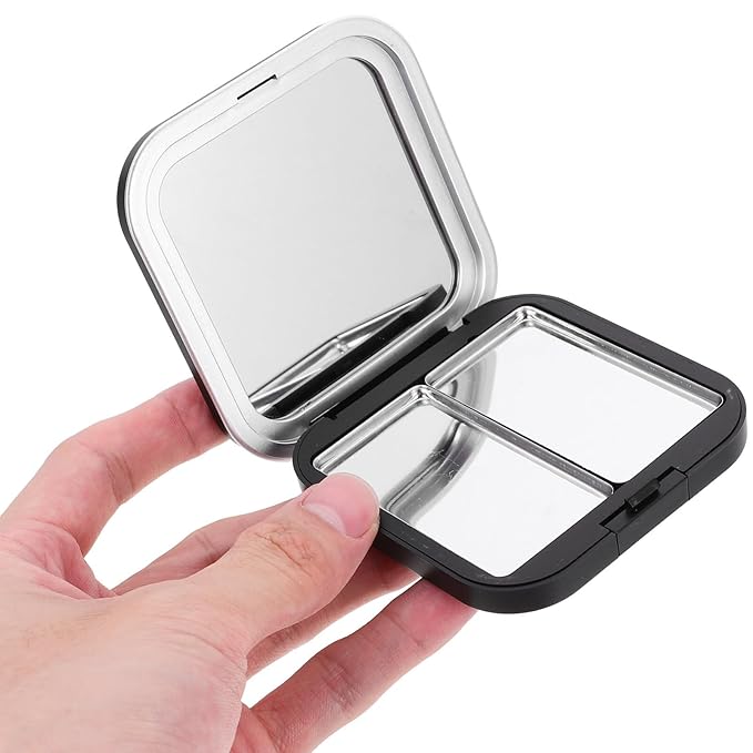Makeup Pallet Magnetic Travel Containers Eyeshadow Palettes 2pcs Empty Eyeshadow empty eyeshadow empty makeup makeup Makeup Empty Empty Eyeshadow Containers Makeup Pallet Black Eyeshadow-Velvo Beauty