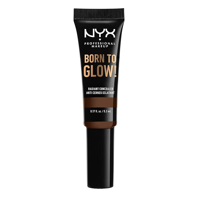 NYX PROFESSIONAL MAKEUP Born To Glow Radiant Concealer, Medium Coverage - Deep-Velvo Beauty