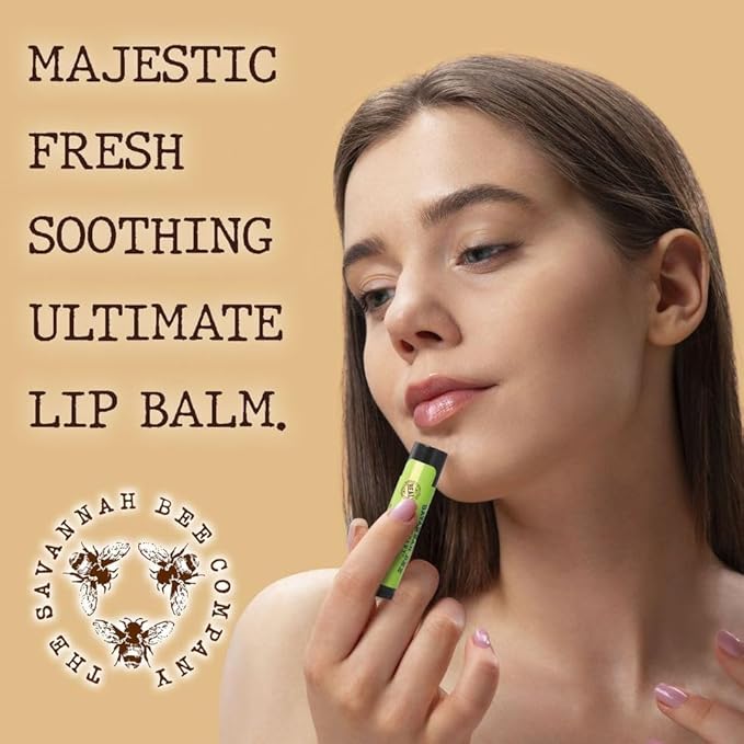 Savannah Bee Company Lip Balm - Lip Moisturizer for Chapped Lips - Hydrating Lip Balm with Pure Honey-Velvo Beauty