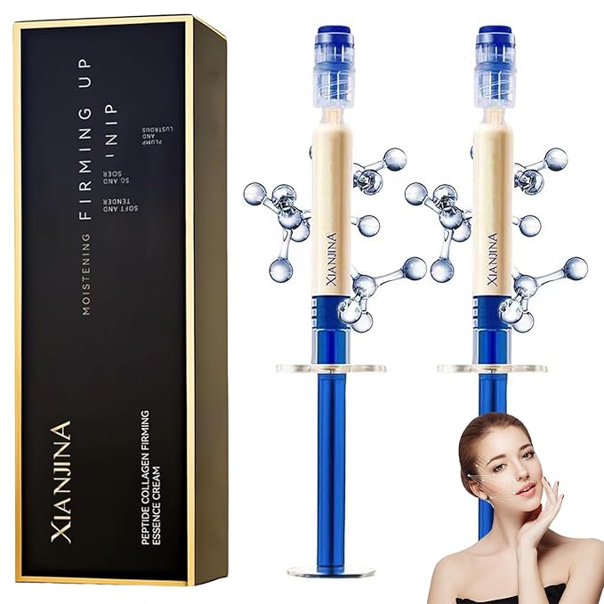 Xianjina Polypeptide Collagen Elastic Essence Cream - Micro-Molecular Anti-Wrinkle Firming Lotion, Tightening & Lifting Sagging Skin for Face, Moisturizing Anti-Aging Treatment (2 Pack)-Velvo Beauty