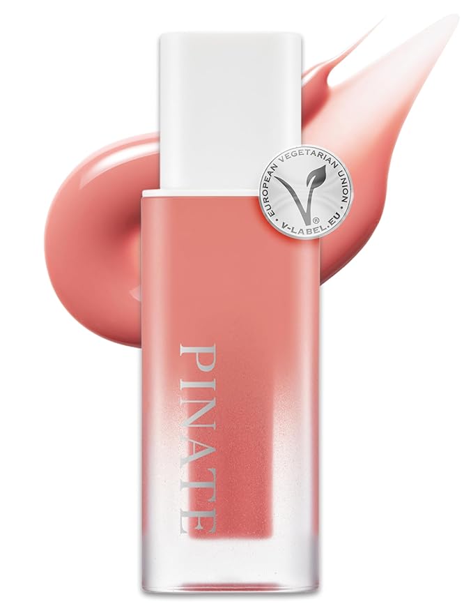 Natural Bloom Korean Lip Oil Serum 0.14 fl oz | Moisturizing Lip Booster Plumping Oil Tint Serum Enriched w/Camellia & Safflower Oils | Non-Irritating Color Changing Lip Oil (Pink Muhly)-Velvo Beauty