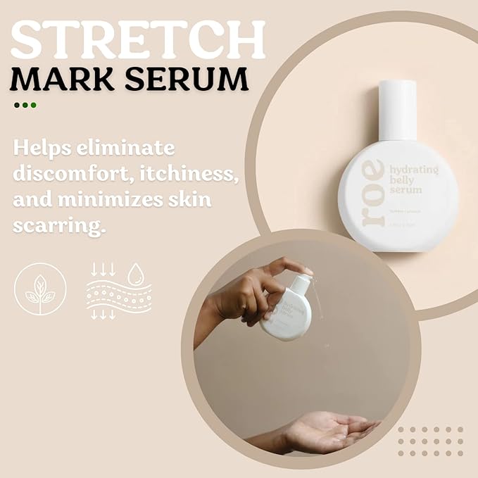 Stretch Mark Belly Serum/Oil for Sensitive Skin with Long and Short-term Hydration, Increases Skin Elasticity and Firmness Reduce Stretch Marks (Belly Serum)-Velvo Beauty