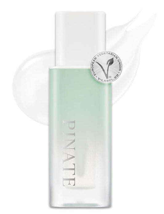 Natural Bloom Korean Lip Oil Serum 0.14 fl oz | Moisturizing Lip Booster Plumping Oil Serum Enriched w/Camellia & Safflower Oils | Non-Irritating Clear Lip Gloss with Glazed Finish (Clear Dew)-Velvo Beauty