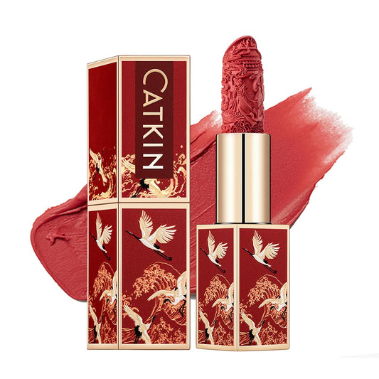 Catkin Semi-Matte Lipstick Hydrating High Impact Color Infused with Vitamin E and Avocado Oil Smooth Soft Texture Long Lasting Matte Finish 173-Velvo Beauty
