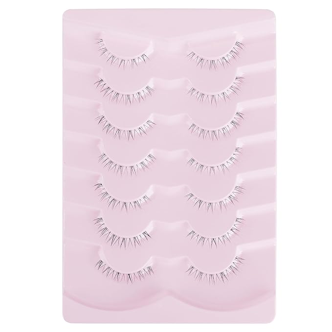 Eyelashes False Bottom Lashes Lower Lashes Fake Bottom Eyelashes 7 Pairs R-2-Velvo Beauty