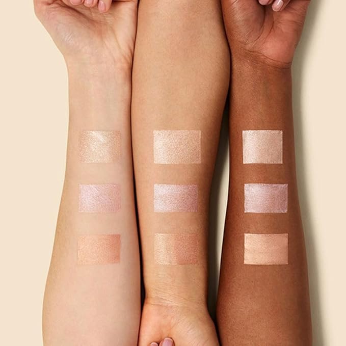 Liquid Highlighter Makeup, Long Lasting Liquid Luminizer for Glowing Skin Waterproof Smooth Glitter Highlight Face Illuminator Cream Contour Stick Body Shimmer Liquid Bronzer(#01 MOONLIGHT)-Velvo Beauty