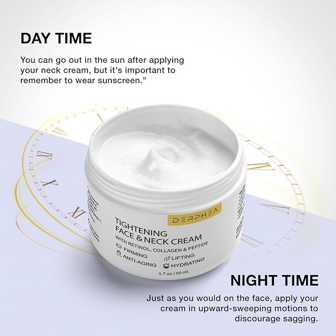 Neck Tightening Cream, Neck Firming Cream For Tightening and Firming, Fine lines, Loose & Sagging On Face, Decollete & Other Skin Areas - 1.7 OZ-Velvo Beauty