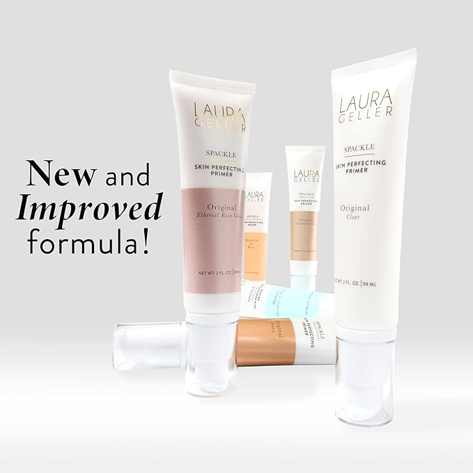 LAURA GELLER NEW YORK Spackle Primer - Original - Super-Size 2 Fl Oz - Hyaluronic Acid Makeup Primer for Mature Skin-Velvo Beauty