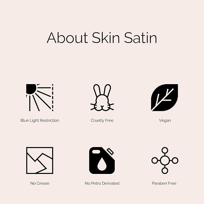 OFIR Skin Satin Medium Coverage Foundation | Vegan | Blue Light Protection | Non-Creasing | 1 FL OZ | (Ginger - Light Warm)-Velvo Beauty