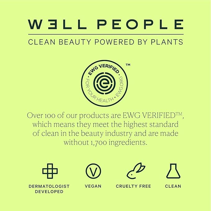 Well People Power Palette Eyeshadow, Five Long-wear, Hyper-pigmented Matte & Shimmer Shades For Intense Color, Vegan & Cruelty-free, Violet-Velvo Beauty