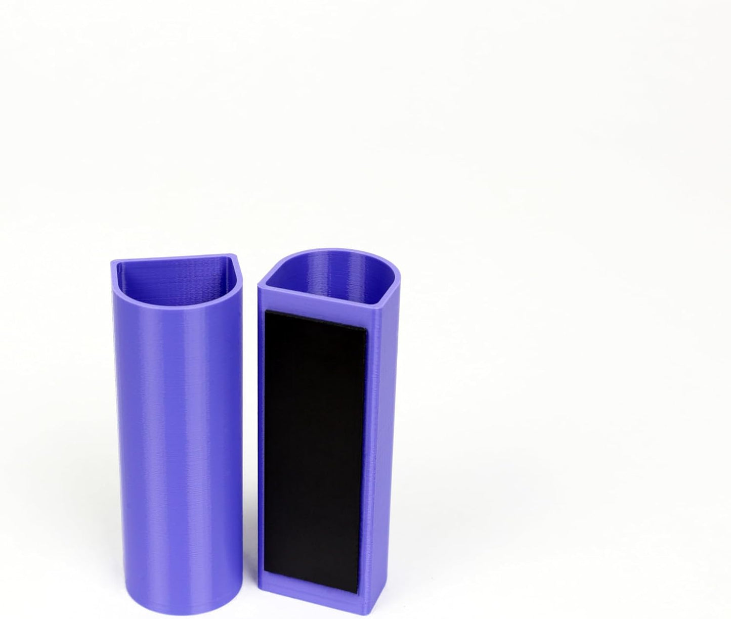 Magnetic Pen Holder, Marker Holder and Pencil Holder for Refrigerator, Locker, Whiteboard or Desk (Small, Lavender, Set of 2)-Velvo Beauty