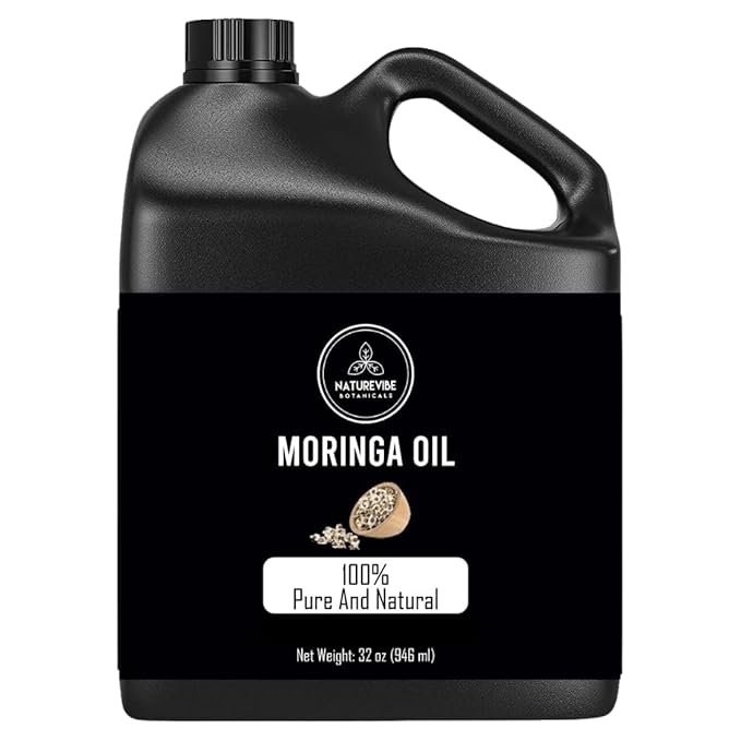 Naturevibe Botanicals Moringa Oil 32 Ounces | 100% Pure and Natural | Great for Skin Care and Hair Care-Velvo Beauty
