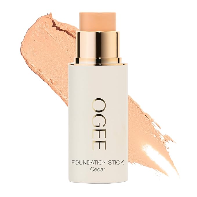 Ogee Sculpted Complexion Foundation Stick (Cedar 1.20C - Fair, Pink-Beige Undertones) Full Coverage Foundation Makeup - Instantly Balance & Even Complexion - 70% Organic Ingredients-Velvo Beauty