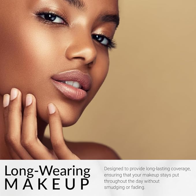 Cream To Powder Foundation by Flori Roberts, Full Coverage for Women of Color or Deeper Skin Tones, Long Lasting Makeup, Matte Finish, Covers Uneven Complexion and Hides Imperfections, 0.30 oz-Velvo Beauty