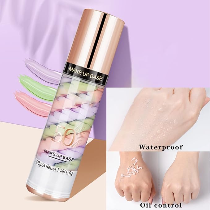 Face Primer,Color Corrector,Isolation Cream,Face Makeup Primer Base,Oil Control,Moisturizing,Concealer,40G-Velvo Beauty