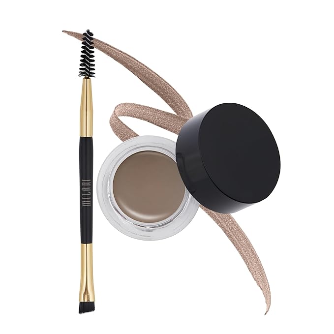 Milani Stay Put Brow Color - Medium Brown (0.09 Ounce) Vegan, Cruelty-Free Eyebrow Color that Fills and Shapes Brows…-Velvo Beauty