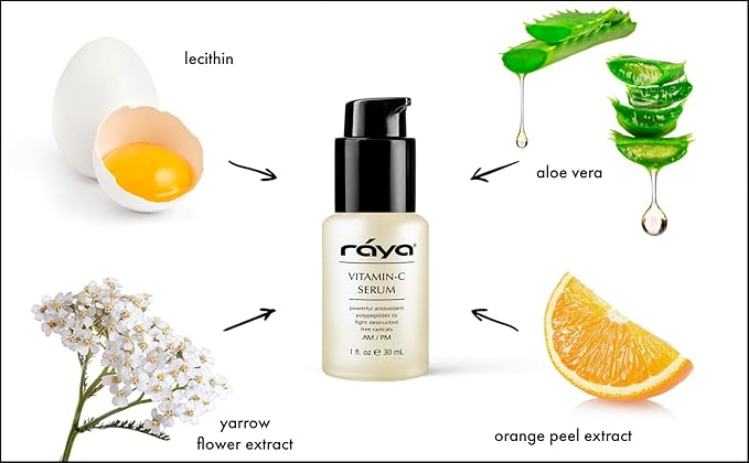 RAYA Advanced Anti-Aging Face Serum | Radiance-Boosting, Lightening Serum for All Skin Types | Vitamin C Skincare for Discoloration Correction & Complexion Improvement-Velvo Beauty