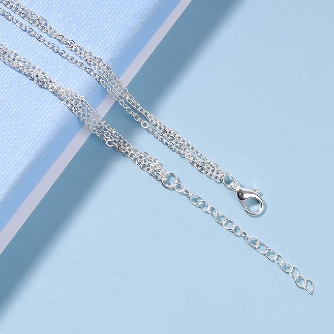 Boho Layered Opal Moonstone Necklace Silver Hamsa Pendant Necklace Futian Hand Necklace Chain Opalite Gem Necklace Jewelry for Women and Girls-Velvo Beauty