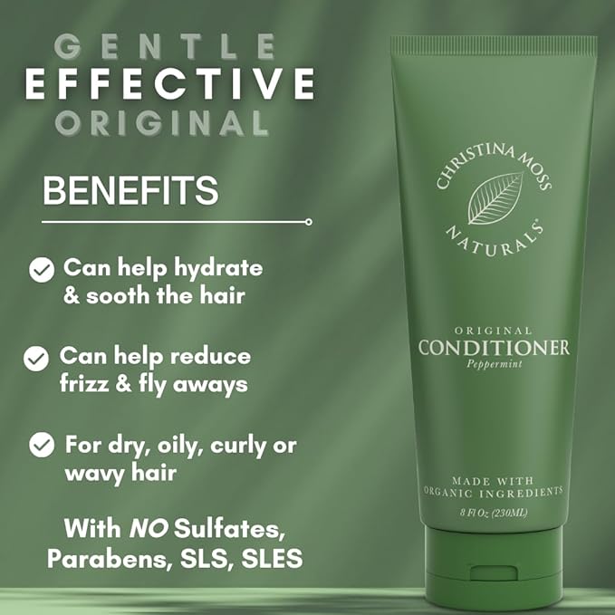 Christina Moss Naturals Conditioner Organic and Natural Ingredients, No Silicones, No Parabens-Velvo Beauty
