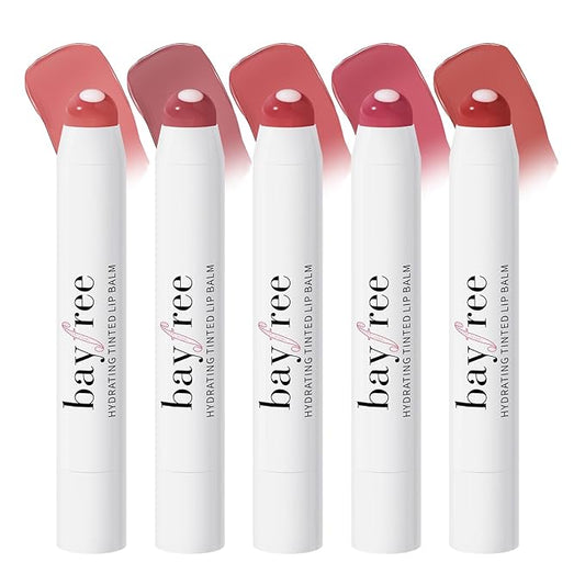 Tinted Lip Balm Plumper Set, Glossy, Pump Lips, Lightweight, Moisturize & Tint with Jojoba Seed Oil, Vegan Lip Balm Lip Care Present-Velvo Beauty