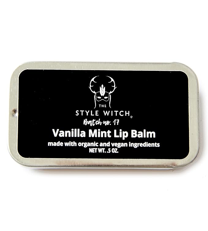 Vanilla Mint Lip Balm, Batch #17, Organic Ingredients, Vegan, Cruelty Free-Velvo Beauty